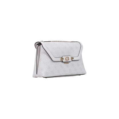 Guess White Polyethylene Handbag