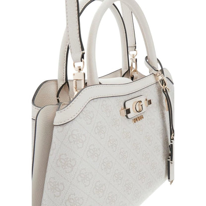 Guess White Polyethylene Handbag