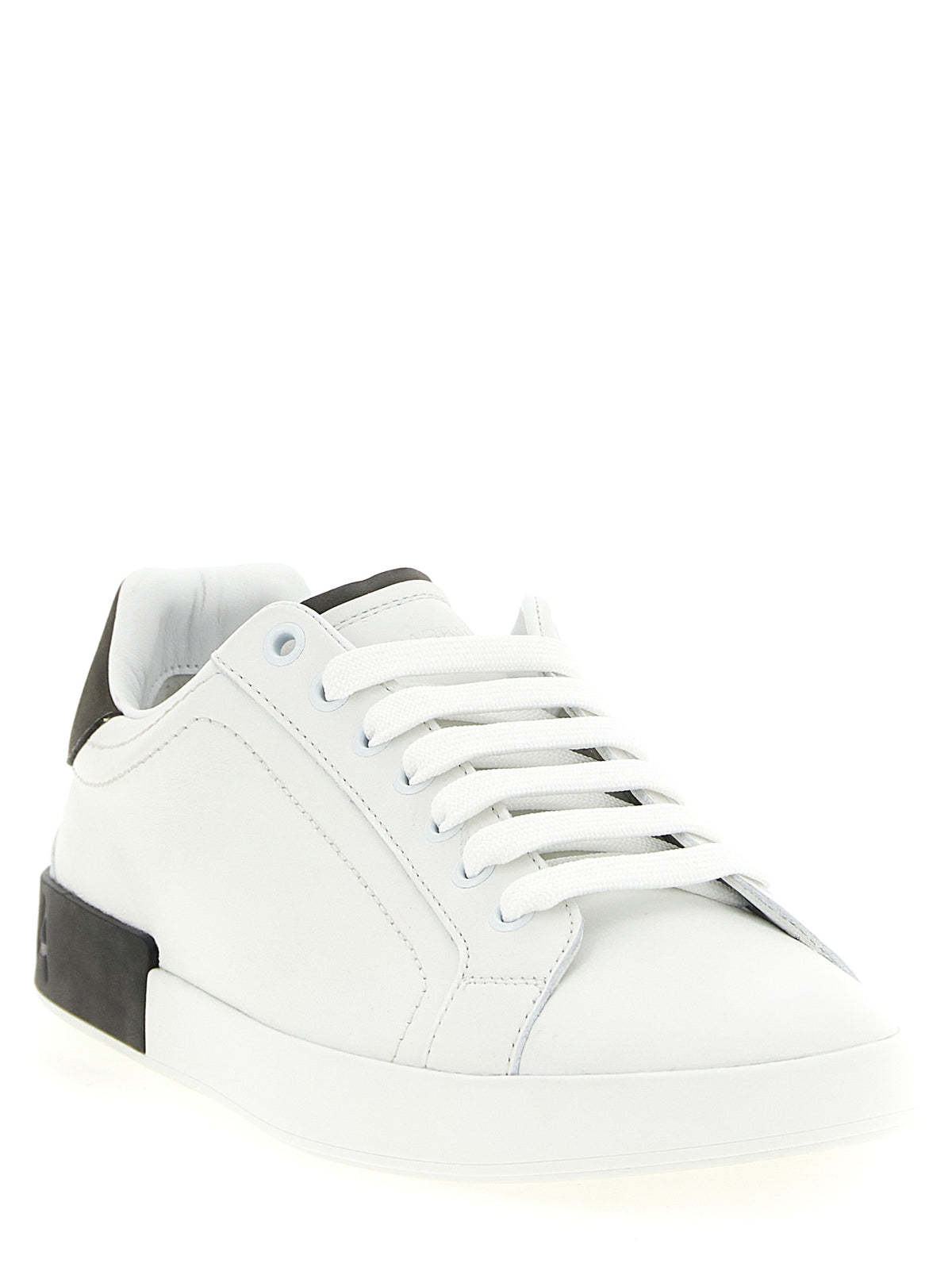 Baskets Dolce & Gabbana homme Portofino en cuir de veau blanc – DO-342652