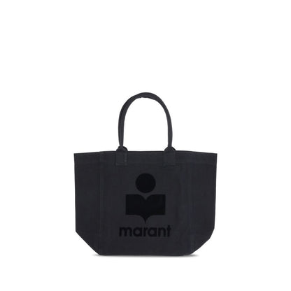 Isabel Marant Black Cotton Shoulder Bag