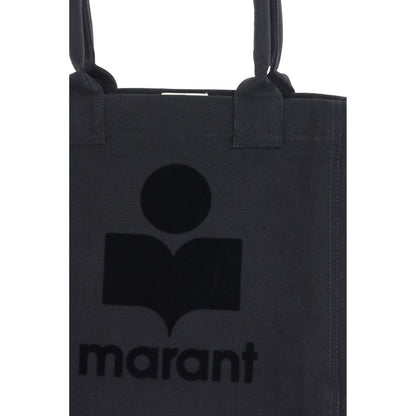Isabel Marant Black Cotton Shoulder Bag