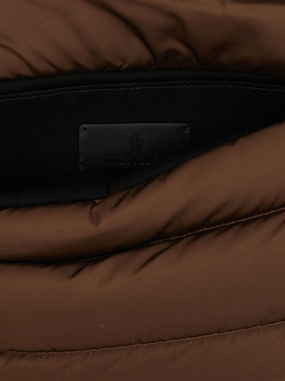 Moncler Brown Polyamide Shoulder Bag