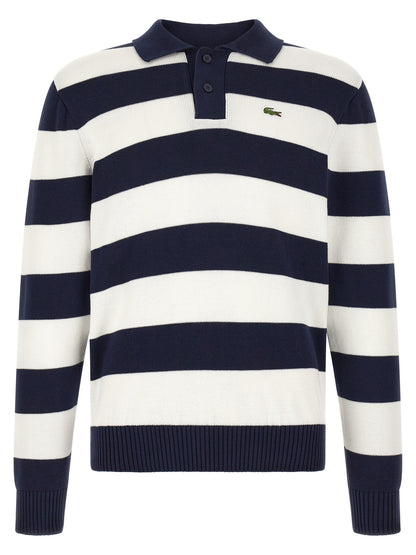 Lacoste White Cotton Cardigan