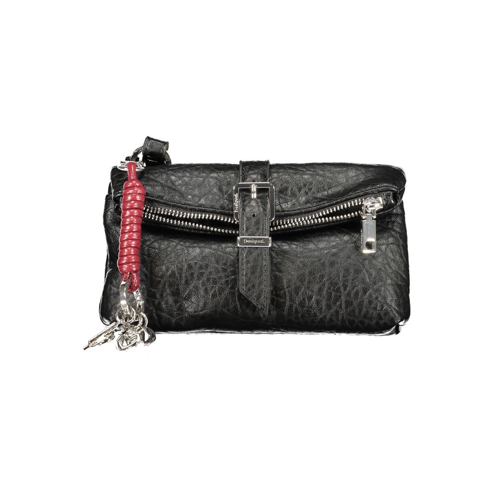 Pochette Desigual femme Mone Micro en polyuréthane noir – DE-47445