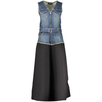 Robe longue Desigual femme Gigi en coton noir – DE-47447