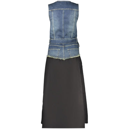 Robe longue Desigual femme Gigi en coton noir – DE-47447