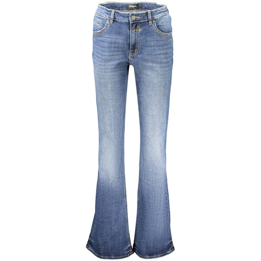 Jean Desigual femme Lindsay en coton bleu – DE-47448