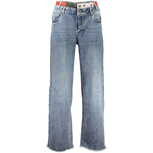 Jean Desigual femme en coton bleu – DE-47449