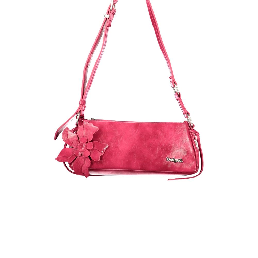 Sac à main Desigual femme Nexus Benin en polyuréthane rose – DE-47458