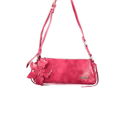 Sac à main Desigual femme Nexus Benin en polyuréthane rose – DE-47458