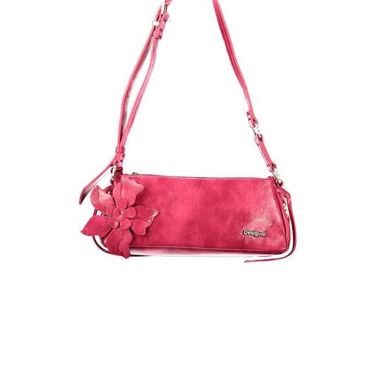 Sac à main Desigual femme Nexus Benin en polyuréthane rose – DE-47458