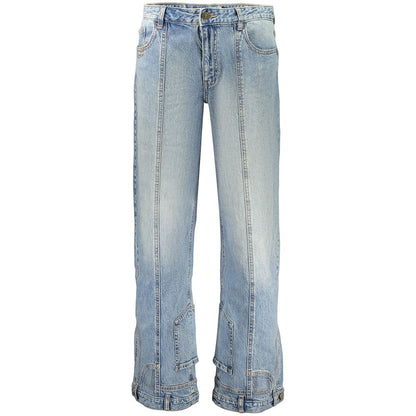 Jean Desigual femme Invert en coton bleu ciel – DE-47451