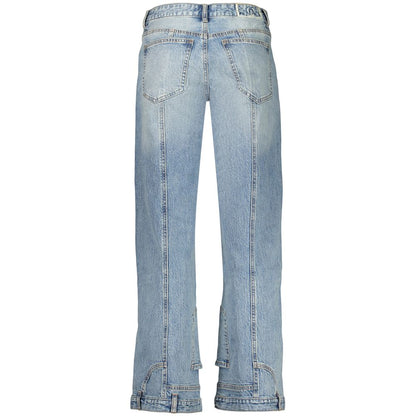 Jean Desigual femme Invert en coton bleu ciel – DE-47451