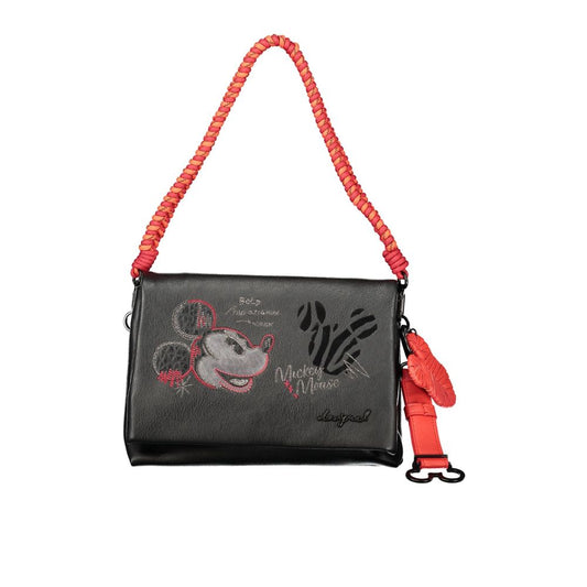 Sac à main Desigual femme Mickey Face Venecia 4.0 en polyuréthane noir – DE-47466
