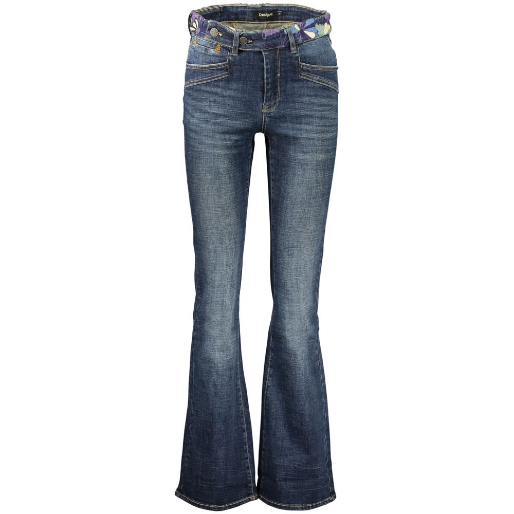 Jean Desigual femme en coton bleu – DE-47450