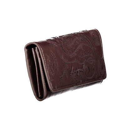 Portefeuille Desigual femme Siroco Marina en polyuréthane marron – DE-47468