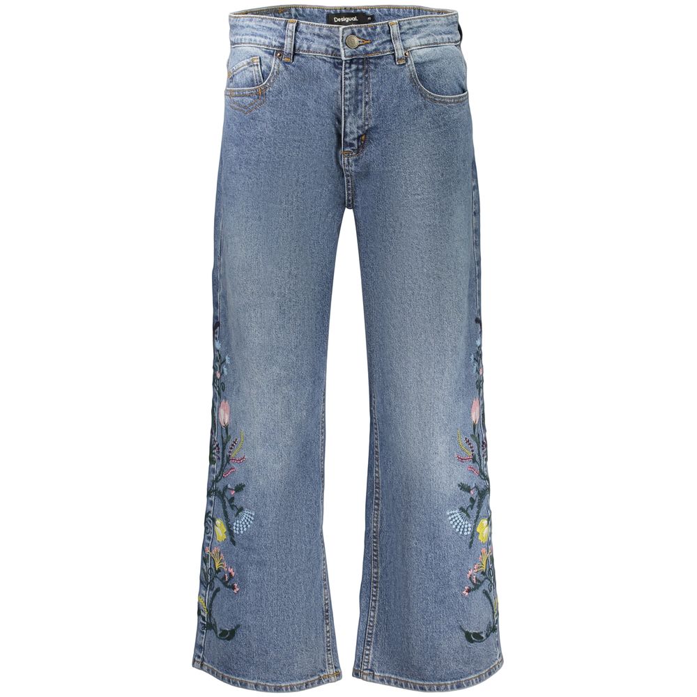 Jean Desigual femme Bridget en coton bleu – DE-47452