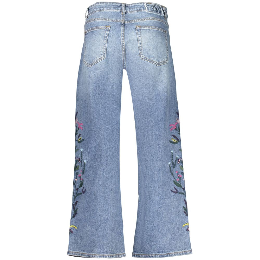 Jean Desigual femme Bridget en coton bleu – DE-47452