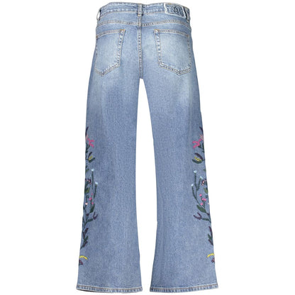 Jean Desigual femme Bridget en coton bleu – DE-47452