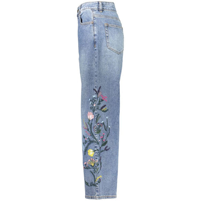 Jean Desigual femme Bridget en coton bleu – DE-47452