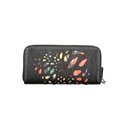 Portefeuille Desigual femme Notus Print Fiona en polyuréthane noir – DE-47474
