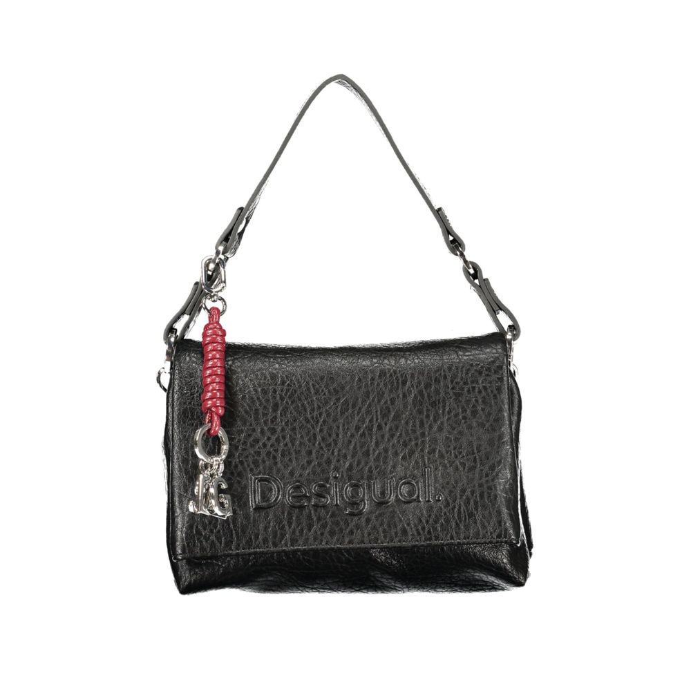 Sac à main Desigual femme Half Venetia 4.0 en polyuréthane noir – DE-47476