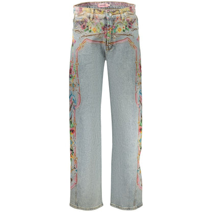 Jean Desigual femme Versalles en coton bleu – DE-47454