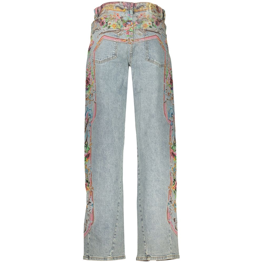 Jean Desigual femme Versalles en coton bleu – DE-47454