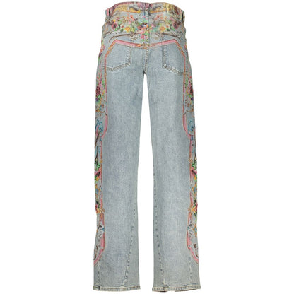 Jean Desigual femme Versalles en coton bleu – DE-47454