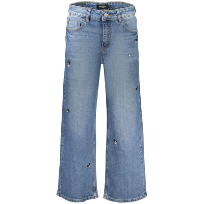 Jean Desigual femme Mickey Mini en coton bleu – DE-47455