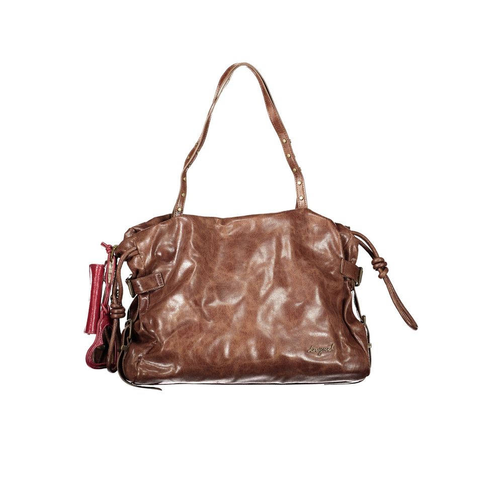 Sac à main Desigual femme Galaxy Lifta 2.0 en polyuréthane marron – DE-47485