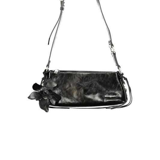 Sac à bandoulière Desigual femme Nexus Benin en polyuréthane noir – DE-47459