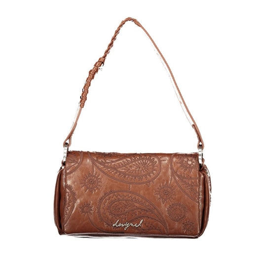 Sac à bandoulière Desigual femme Siroco Naron Mini Flap en polyuréthane marron – DE-47489