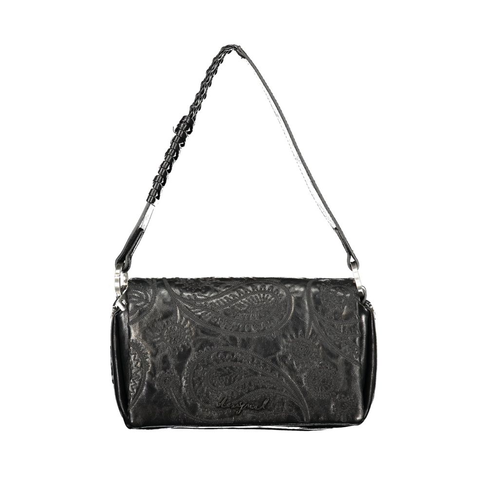 Sac à bandoulière Desigual femme Siroco Naron Mini Flap en polyuréthane noir – DE-47494
