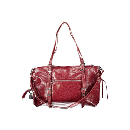 Sac à main Desigual femme Lanuza Half Logo en polyuréthane rouge – DE-47498