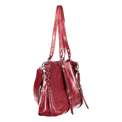 Sac à main Desigual femme Lanuza Half Logo en polyuréthane rouge – DE-47498