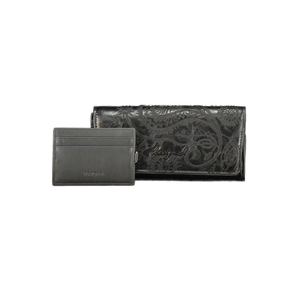 Portefeuille Desigual femme Siroco Marina en polyuréthane noir – DE-47500