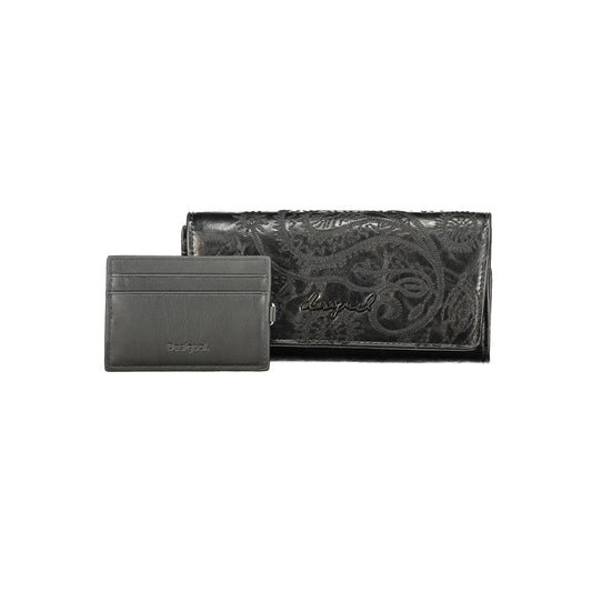 Portefeuille Desigual femme Siroco Marina en polyuréthane noir – DE-47500