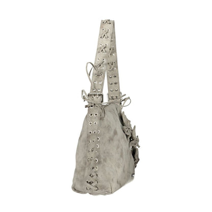 Sac à bandoulière Desigual femme Nickel Leiria en polyuréthane gris – DE-47506