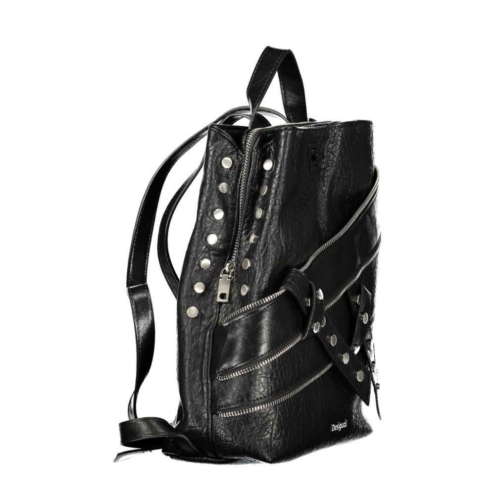 Sac à dos Desigual femme Centella Sumy Mini en polyuréthane noir – DE-47507