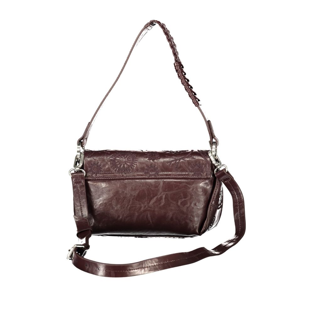 Sac à bandoulière Desigual femme Siroco Naron Mini en polyuréthane marron – DE-47508