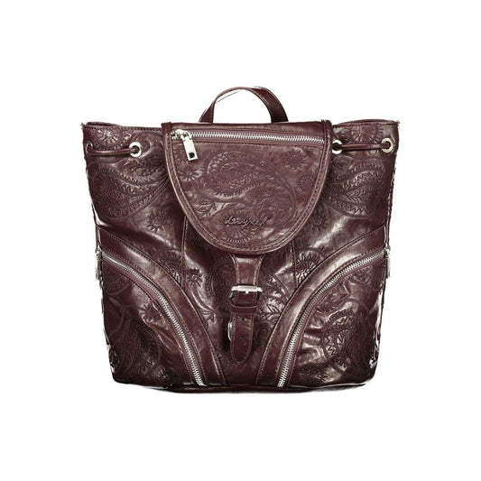 Sac à dos Desigual femme Siroco Tula Mini en polyuréthane marron – DE-47510