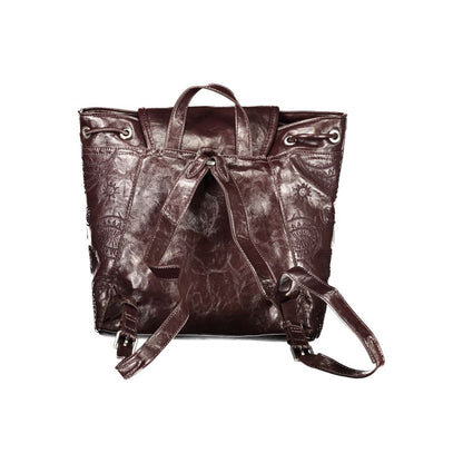 Sac à dos Desigual femme Siroco Tula Mini en polyuréthane marron – DE-47510