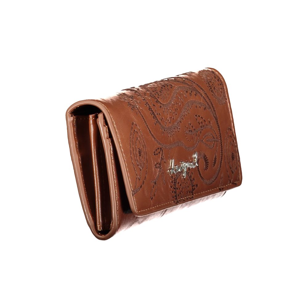 Portefeuille Desigual femme Siroco Marina en polyuréthane marron – DE-47512