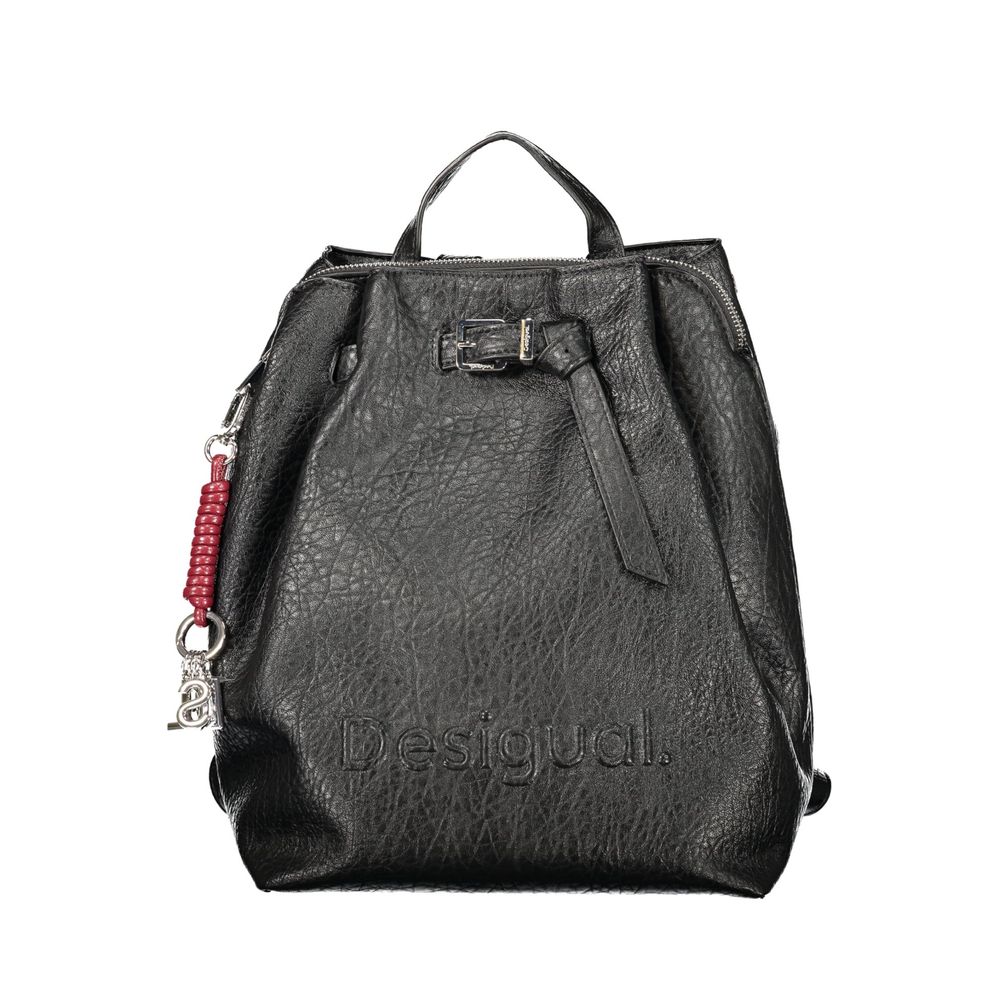 Sac à dos Desigual femme Luena en polyuréthane noir – DE-47523