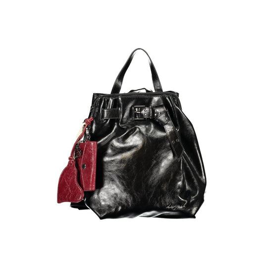 Sac à dos Desigual femme Galaxy Luena Mini en polyuréthane noir – DE-47527