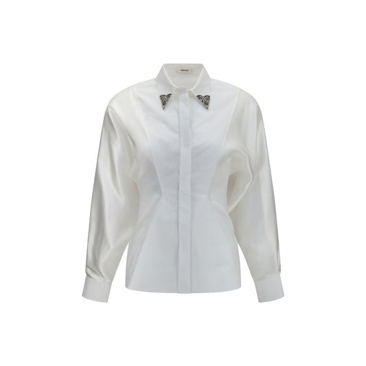 Versace White Cotton Dress Shirt