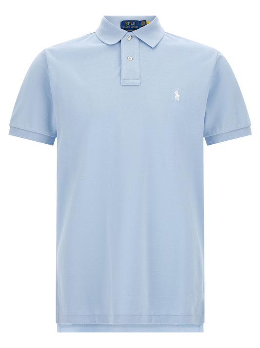 Polo Ralph Lauren Blue Cotton Polo Shirt