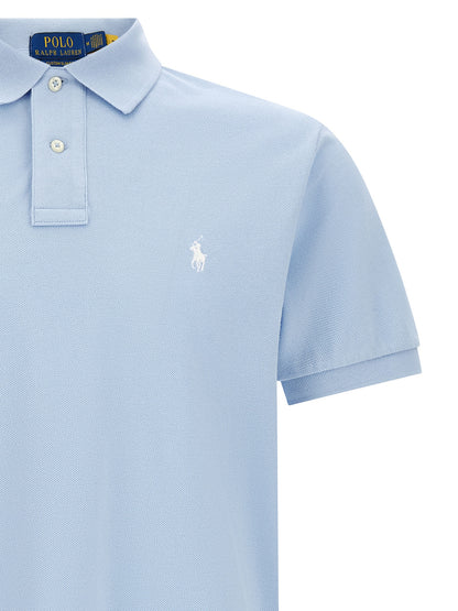 Polo Ralph Lauren Blue Cotton Polo Shirt