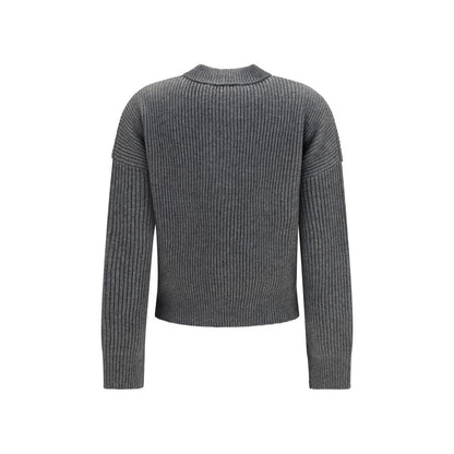 Max Mara Gray Wool Oves Aries Cardigan